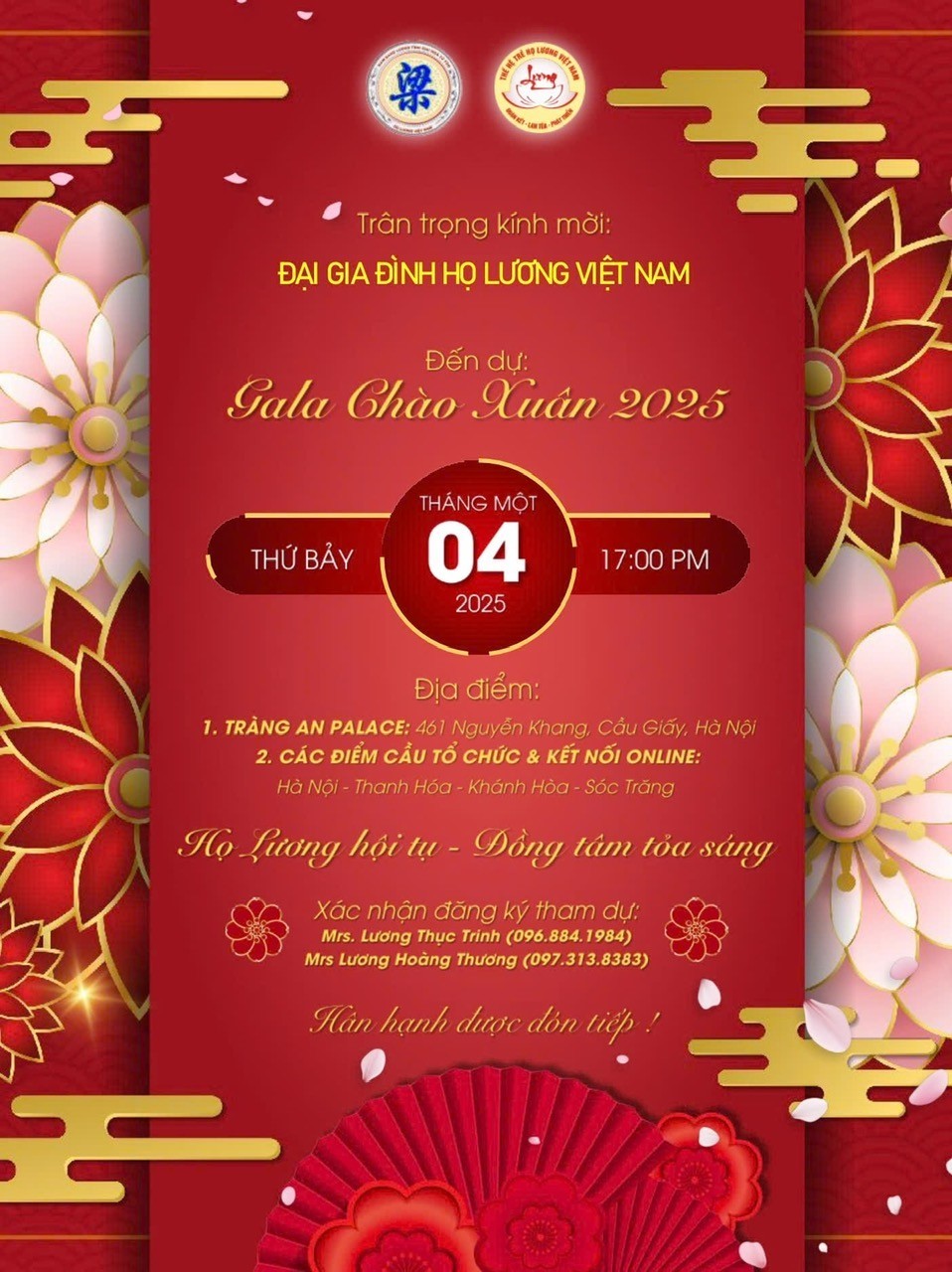 Giấy mời tham dự GALA CHÀO XUÂN 2025