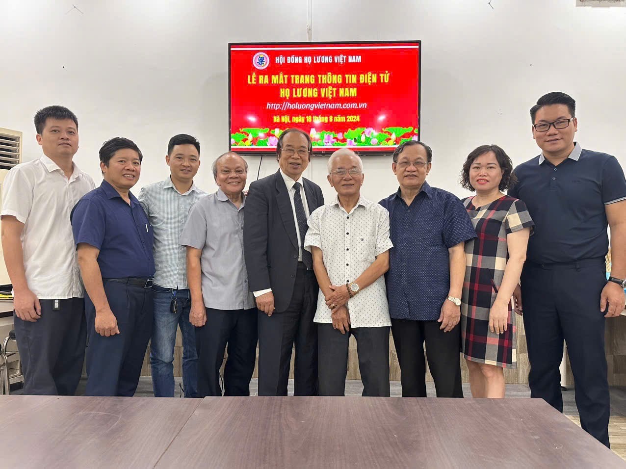 Lễ ra mắt Trang thông tin điện tử họ Lương Việt Nam ngày 18/8/2024