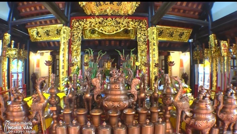 Khai quang Đỉnh đồng thờ Trạng nguyên Lương Thế Vinh