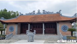 Đền thờ Lương Văn Nắm tại Tân Trung, Tân Yên, Bắc Giang (Theo báo Công Luận)